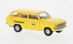 Brekina 20438 - H0 - Opel Kadett B CarAVan Opel-Kundendienst